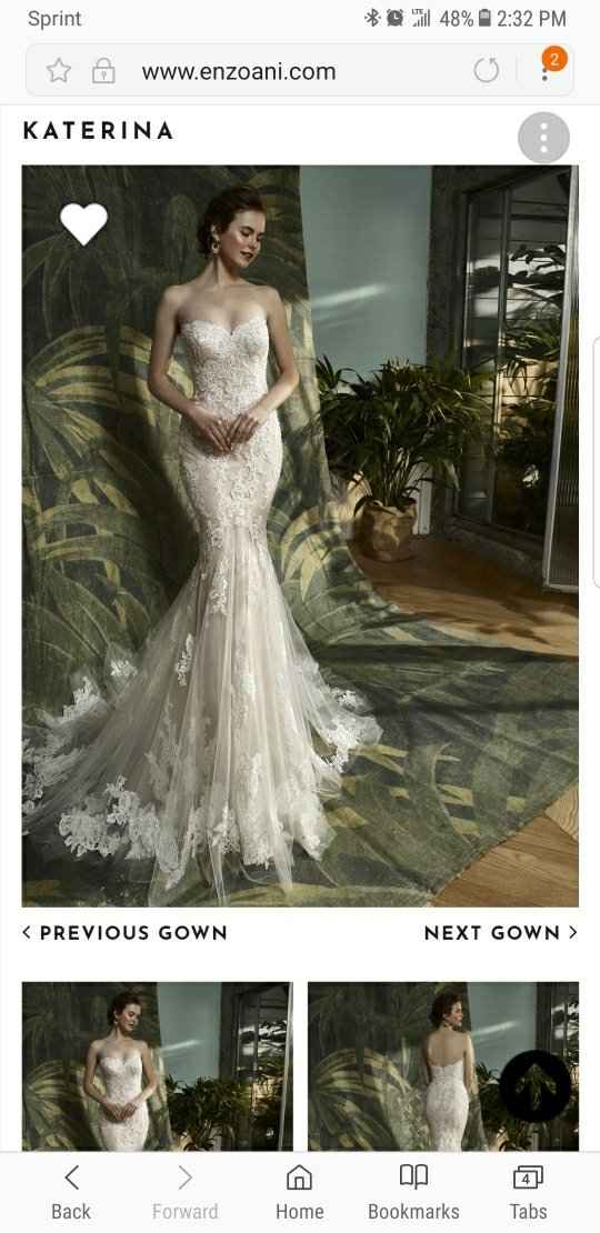 Please show your wedding dress, ladies - 1