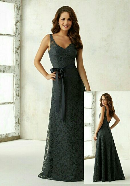 Wedding dress made bridesmaids dress
