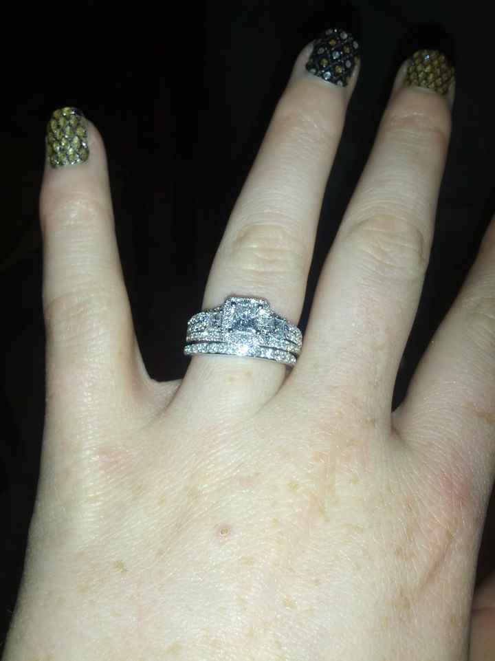 Wedding ring and Band---NOT purchased online :)
