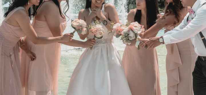 Bridesmaid dresses - same color from different websites? - 1