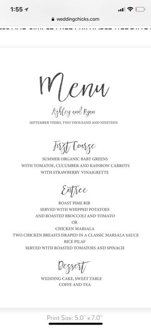 Show Us Your Menu Card! - 1