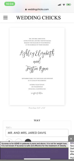 Show & Tell: Your Wedding Invites - 2
