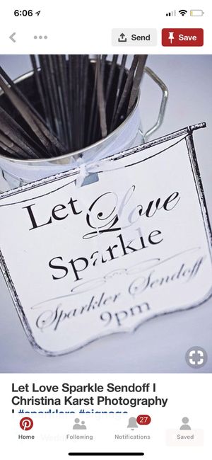 Sparkler Send-off: how to distribute and throw away?? - 2