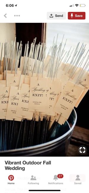Sparkler Send-off: how to distribute and throw away?? - 3