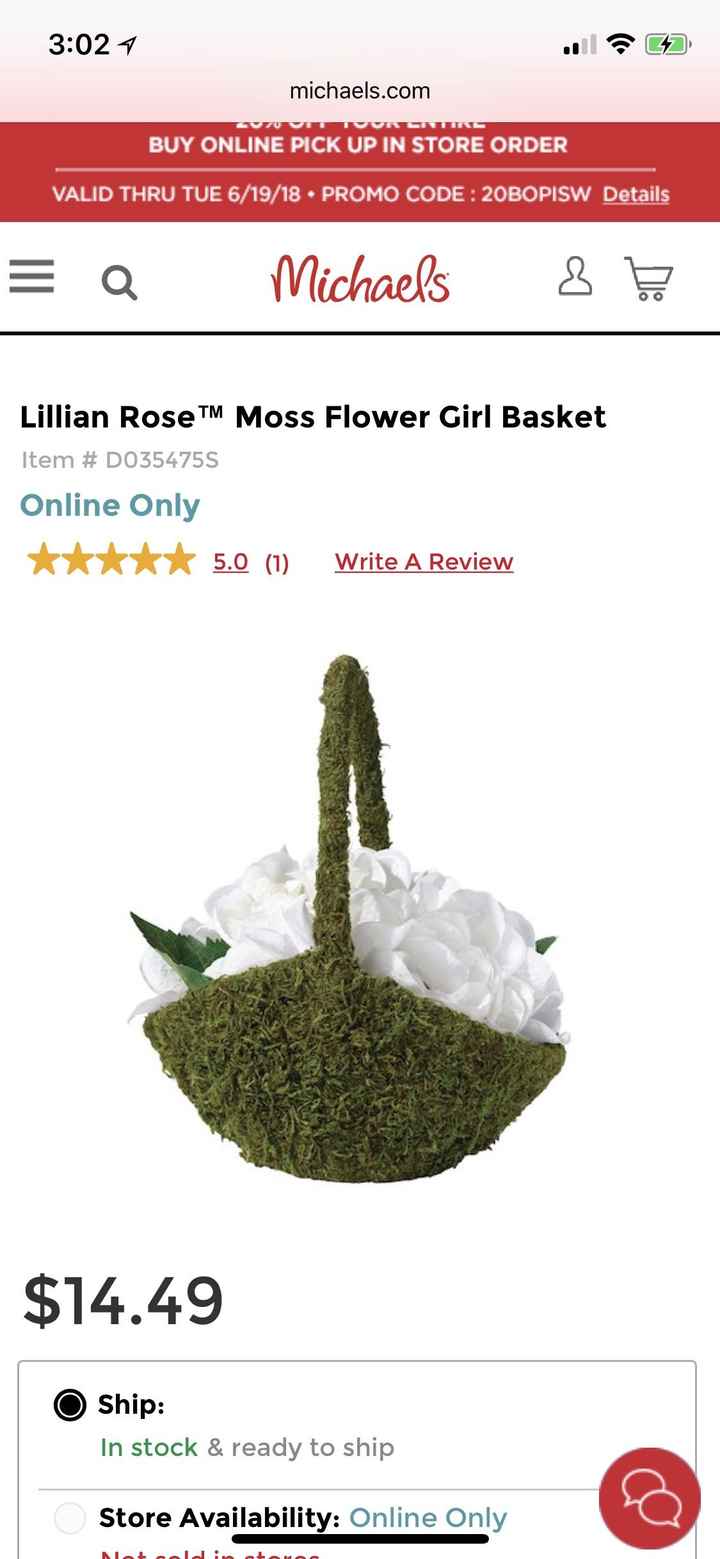 Flower Girl Baskets - 1