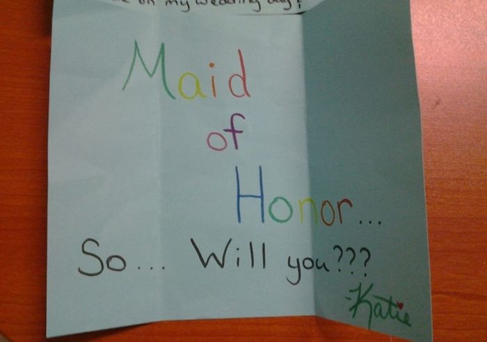 FINALLY asked my MOH to be my MOH... Haha!