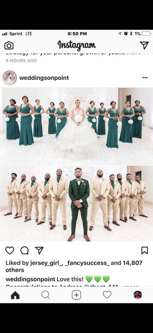 Post your large wedding party pictures! 7