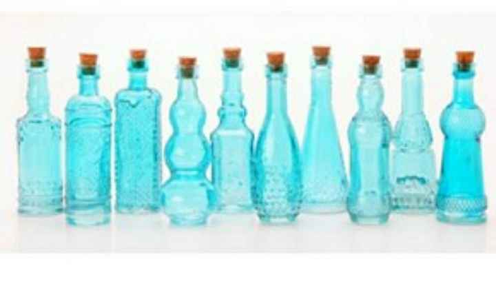 Looking for Colored Bottles/vases Cheap - 1