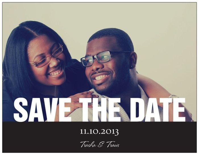 Ordered save the dates!