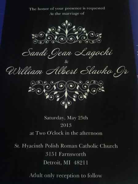 Sample Invitations *pics* Opinions please :)