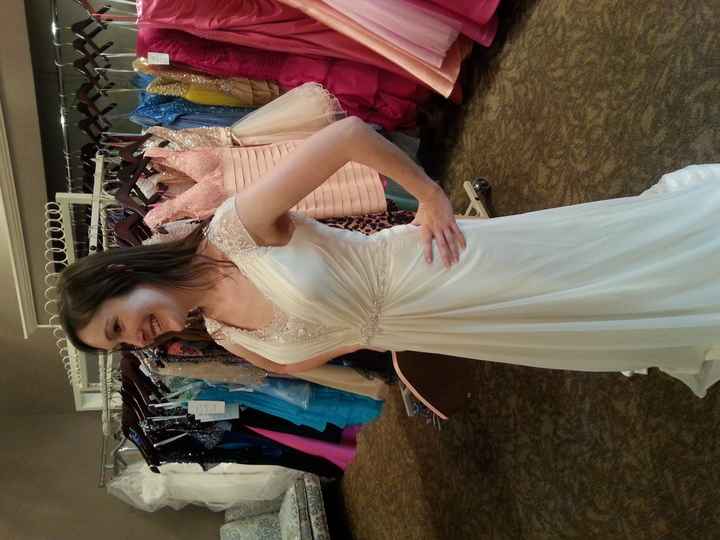 Bought this dress at a sample sale for my 'jazz era' theme wedding. What do you think?