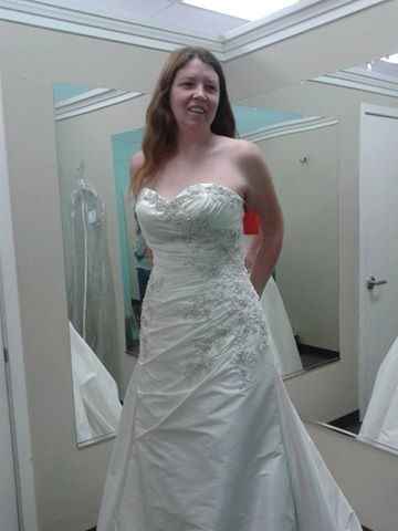 I said yes to the dress! Pic!