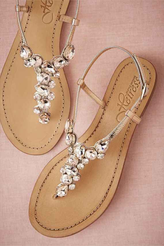 Beach wedding shoes