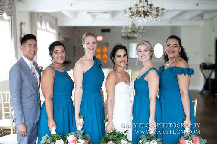 Different bridesmaid dresses