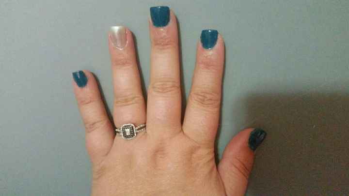 Who else has a black diamond engagement ring?