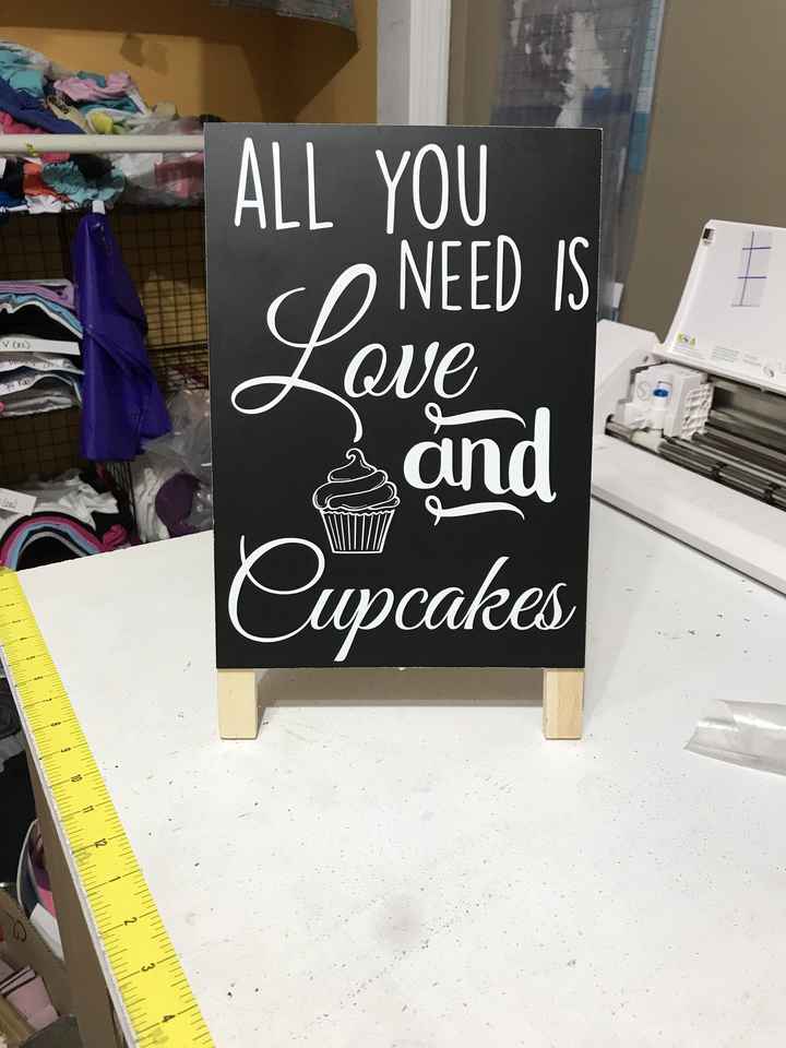 DIY wedding Signs are FINALLY done!