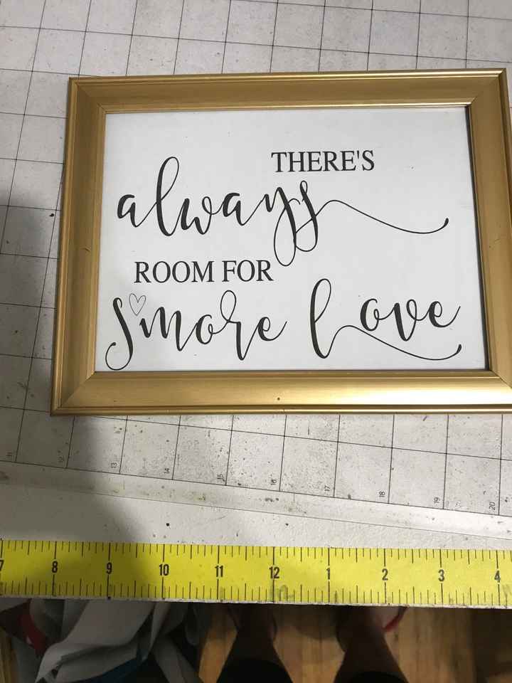 DIY wedding Signs are FINALLY done!
