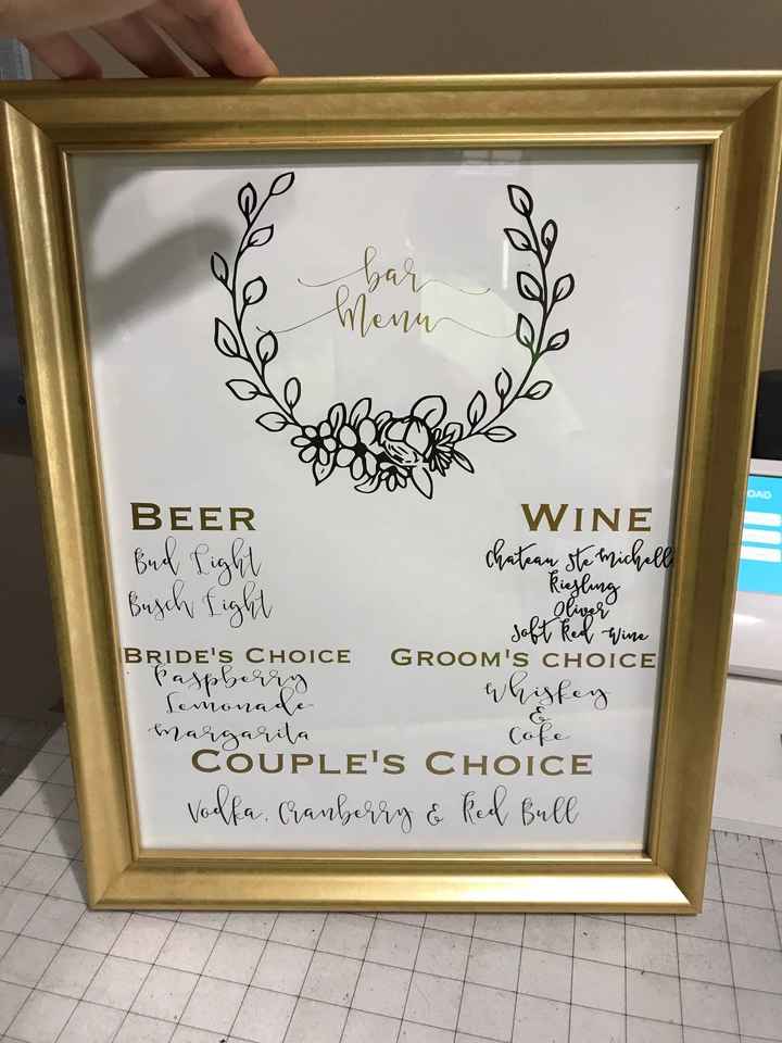 DIY wedding Signs are FINALLY done!