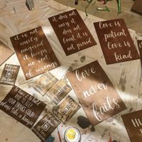 DIY wedding Signs are FINALLY done!