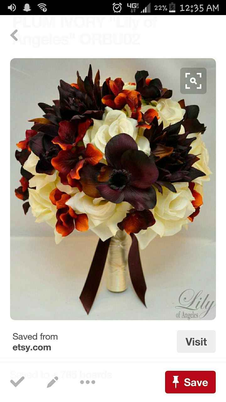 BM dress colors look good with this bouquet?