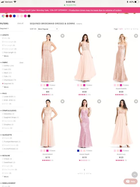 Bridesmaids Dress/colors Opinion 8