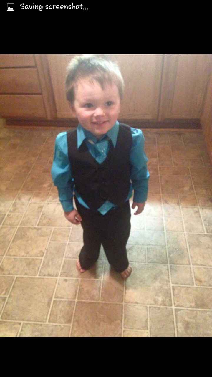 The cutest ring bearer ever !!