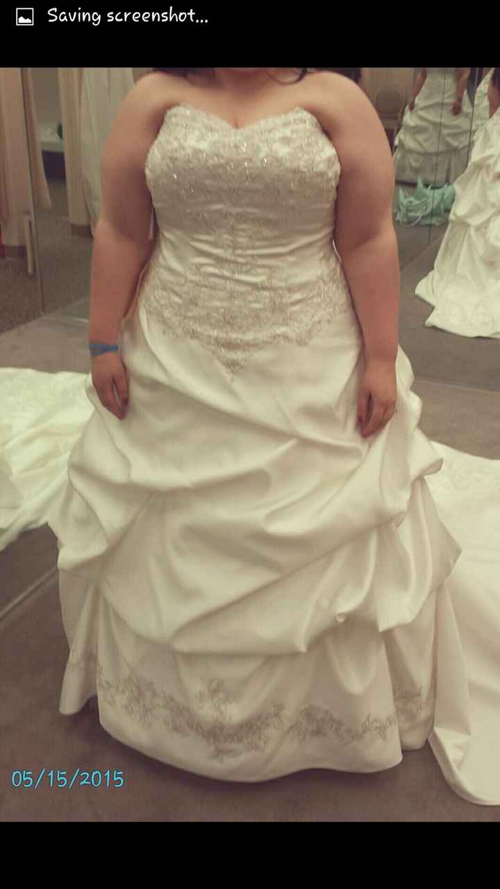 My dress fitting went great :) Pictures included!