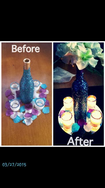 DIY centerpieces