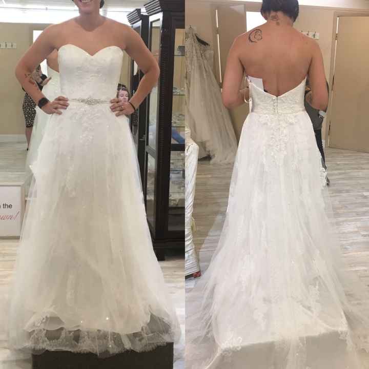 7 months later, my dress is in!