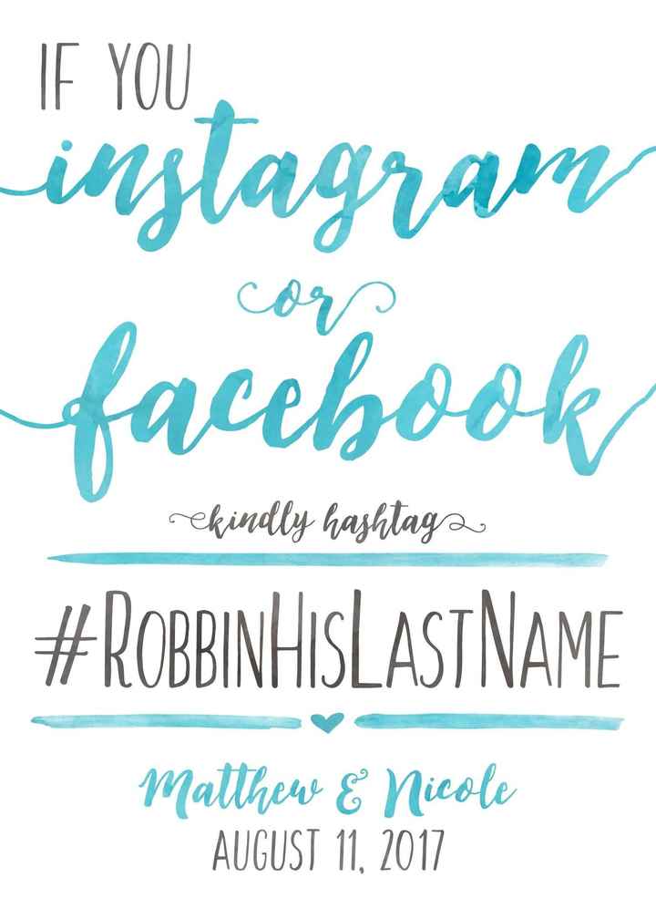 What's your #hashtag
