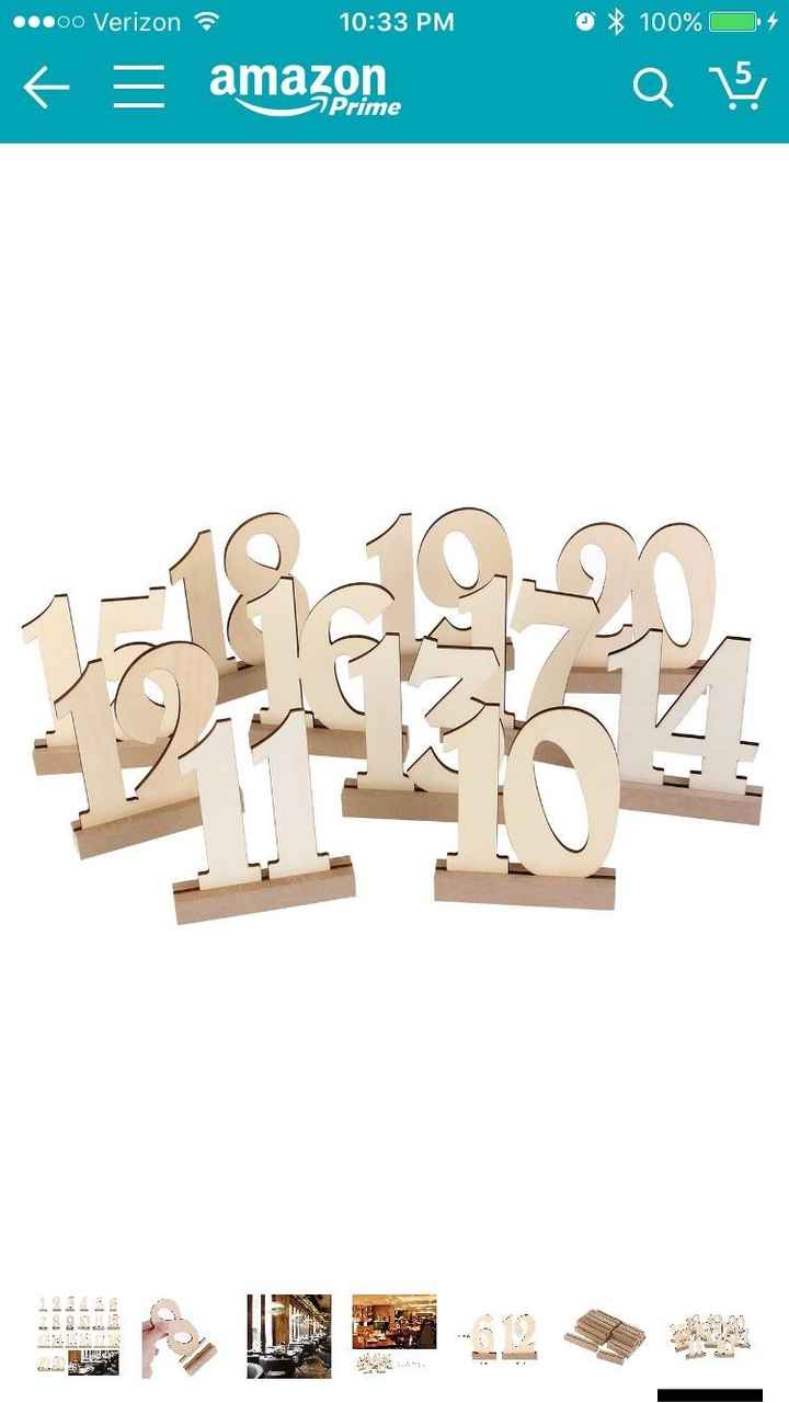 Show me your table numbers.