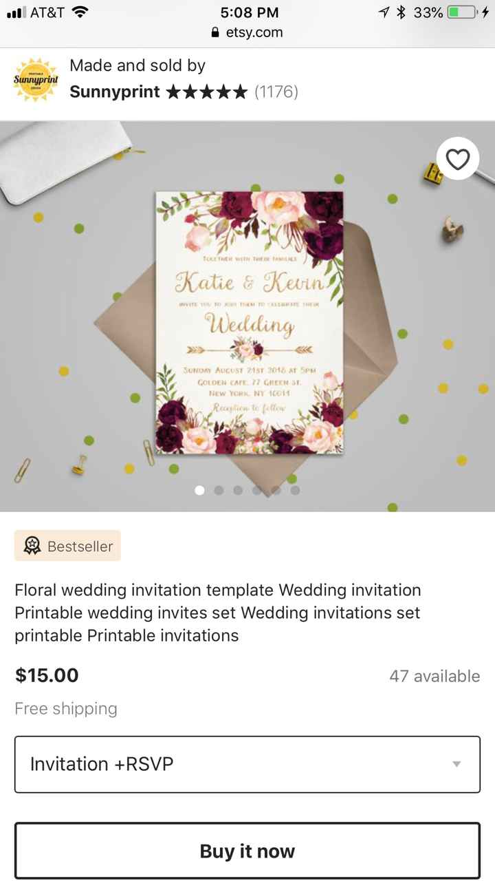 Wedding invitation templates. Which one?! - 4