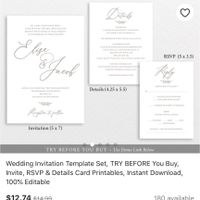 Wedding invitation templates. Which one?! - 3
