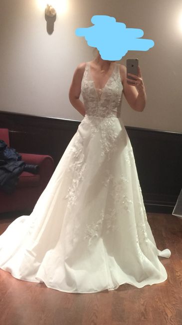 Which wedding dress would be the better option? 1