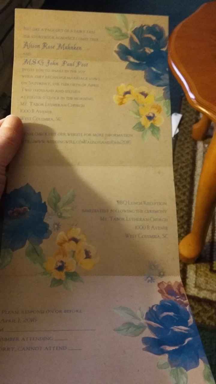 invites and the post office