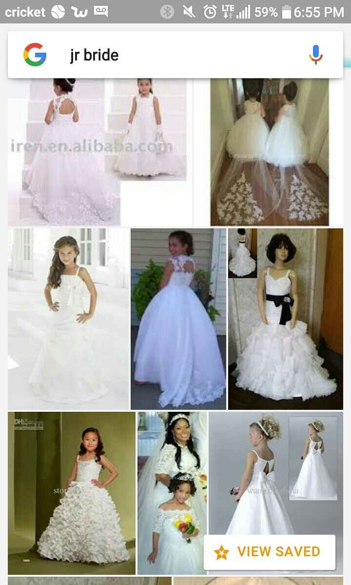 A Jr. bride is...