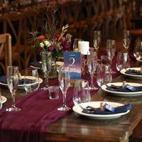 Cheese cloth table runners - 1