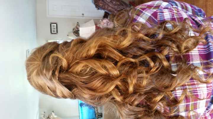 Hair and makeup trial