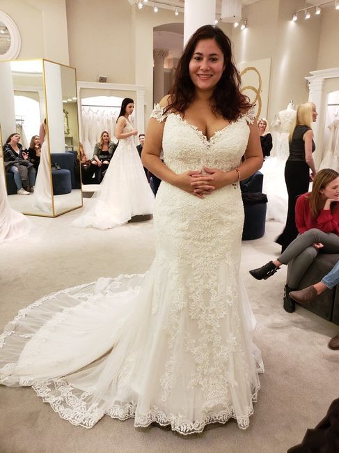 Does your wedding dress have lace, beading, or both? 6