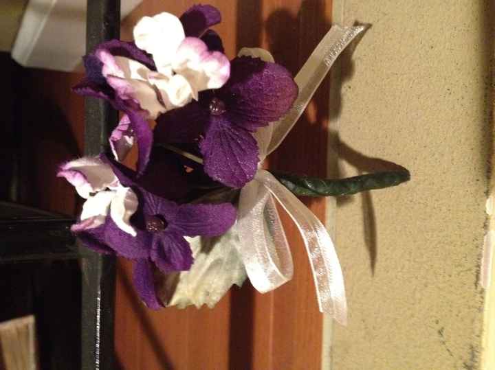 Artificial hydrangea bouquet