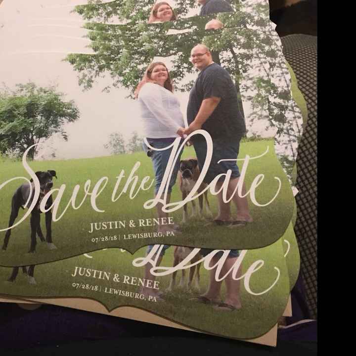  Let’s see those save the dates! - 1