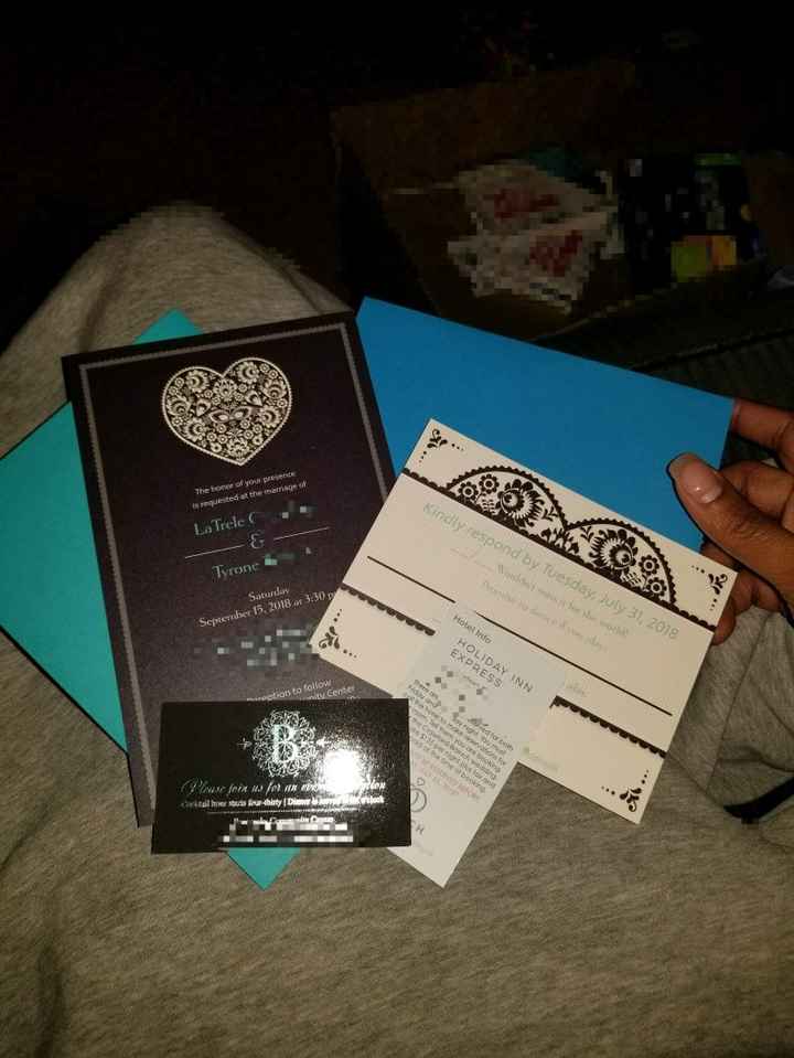 Invitations and rsvp cards - 1