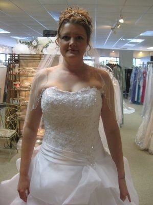 2nd Hair & make up trial and my dress came in too!!! Good day! PICS