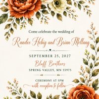 Couples getting married on September 25, 2027 - 1