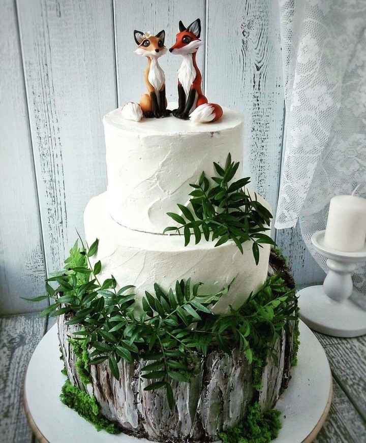 Wedding cake greenery - 1