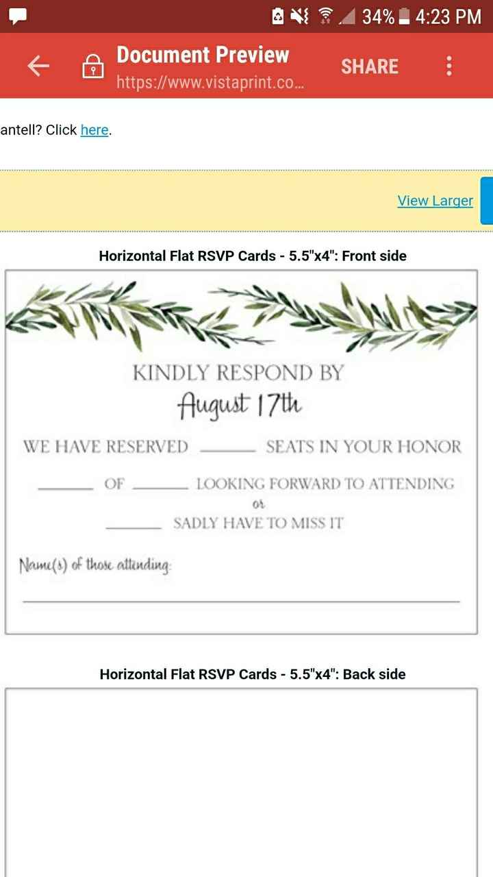  rsvp card wording help—how can we ask how many children/infants are coming? - 1