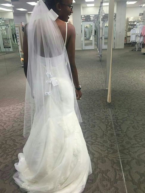I wanna see your wedding dress!