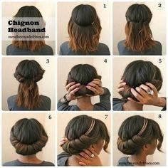 Curly hair updo suggestions