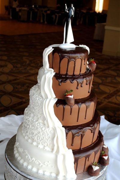 Chocolate Wedding Cake 3