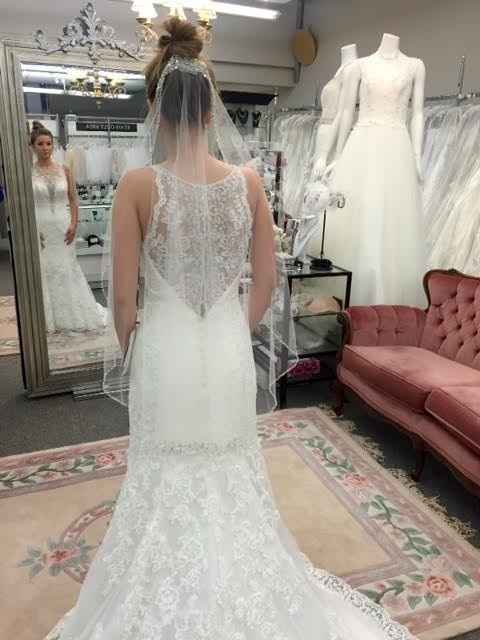 YAY my dress came in. Pictures from my first fitting